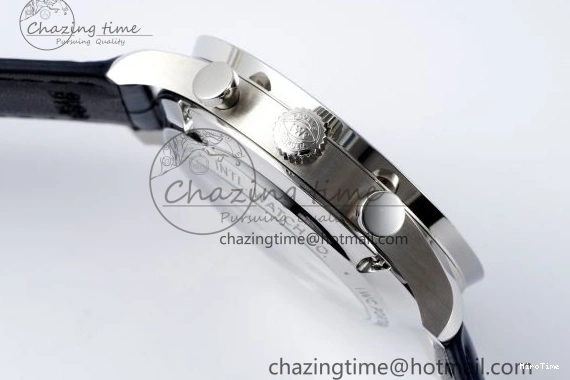 MIROTIME 0205 Portuguese Chrono IW371620 APSF 1:1 Best Edition White Blue Dial on Blue Leather Strap A MultiPurpose 7039